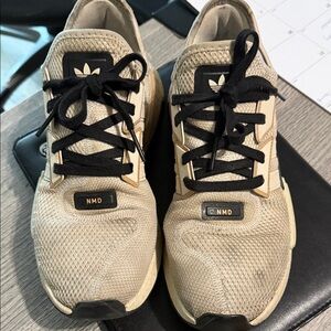 NMD Adidas aluminum magic Beige and Black NMD Men’s Sneakers used